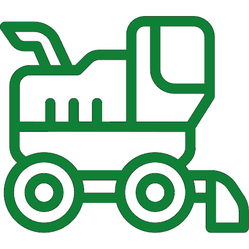 rive bil grønt ikon